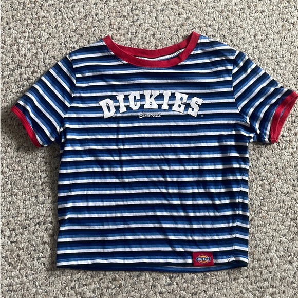 Dickie’s Striped Vintage T-Shirt - Size S - Picture 1 of 4